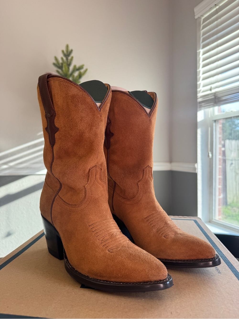 Tecovas Cassie in deer hide Women's Western Boots